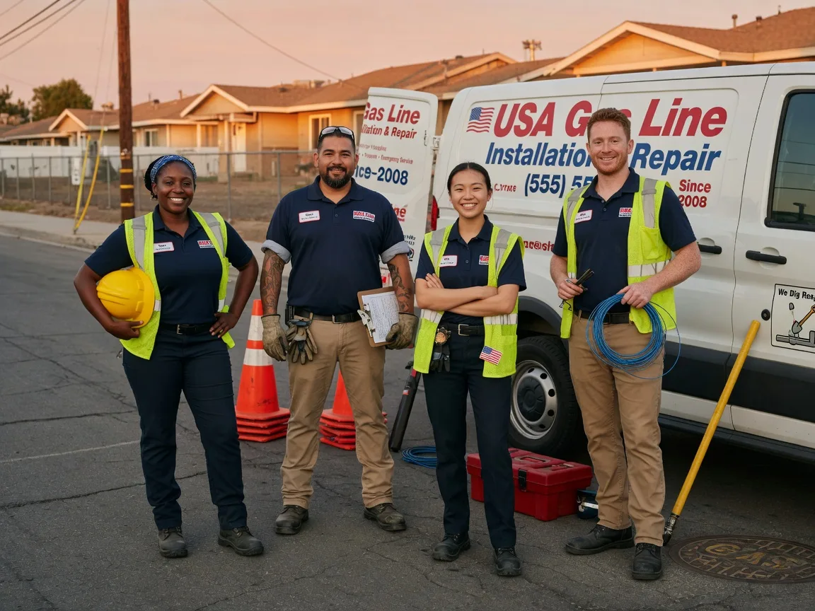 Gas Line Installation company in Sherman, ME